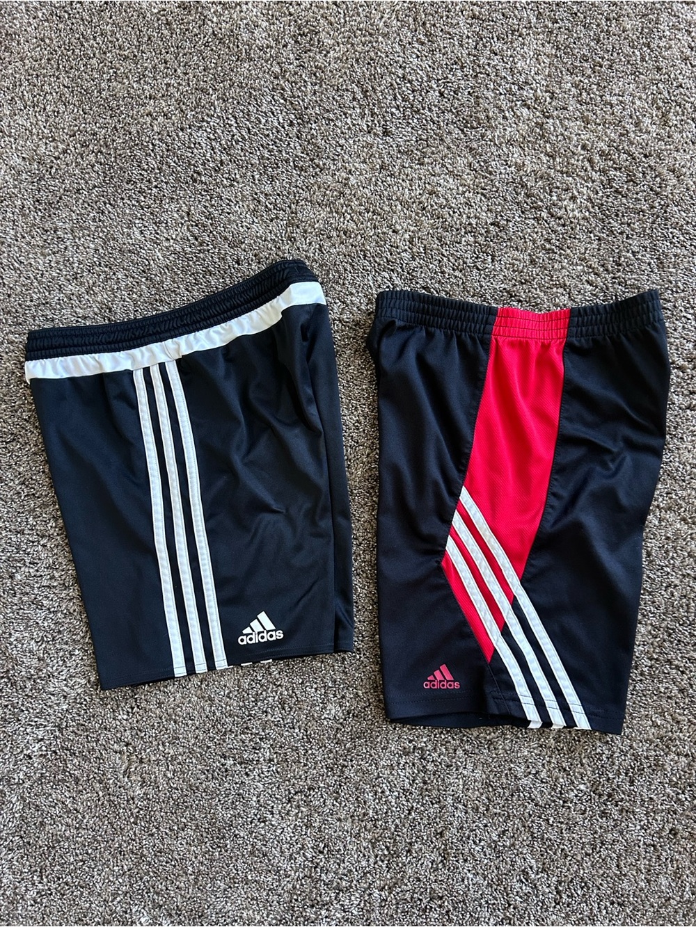 adidas Kids Black Shorts - 2 Pack Size YS/7